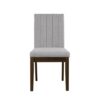 Back Dining Chair (Set of 2) - Light Gray - Image 7