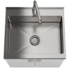 Murphy - Laundry Cabinet With Faucet And Stainless Steel Sink - White - Image 7