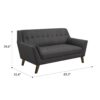 Browning - Loveseat - Gray - Image 5