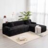 Cloud - Sectional Sofa Upholstered Couch Free Combined Sofa - Black - Image 10
