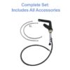 Pull Down Bathroom Sink Faucet With Three Water Modes And Construction - Matte Black - Image 8