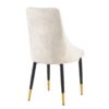 Dining Chairs Living Room Chair Modern Kitchen Armless Side Chair (Set of 4) - Beige - Image 7