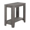 Accent Table, Side Transitional - Gray - Image 7