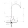 Modern Design, Lead Free Drinking Water Faucet - Brushed Nickel - Image 8