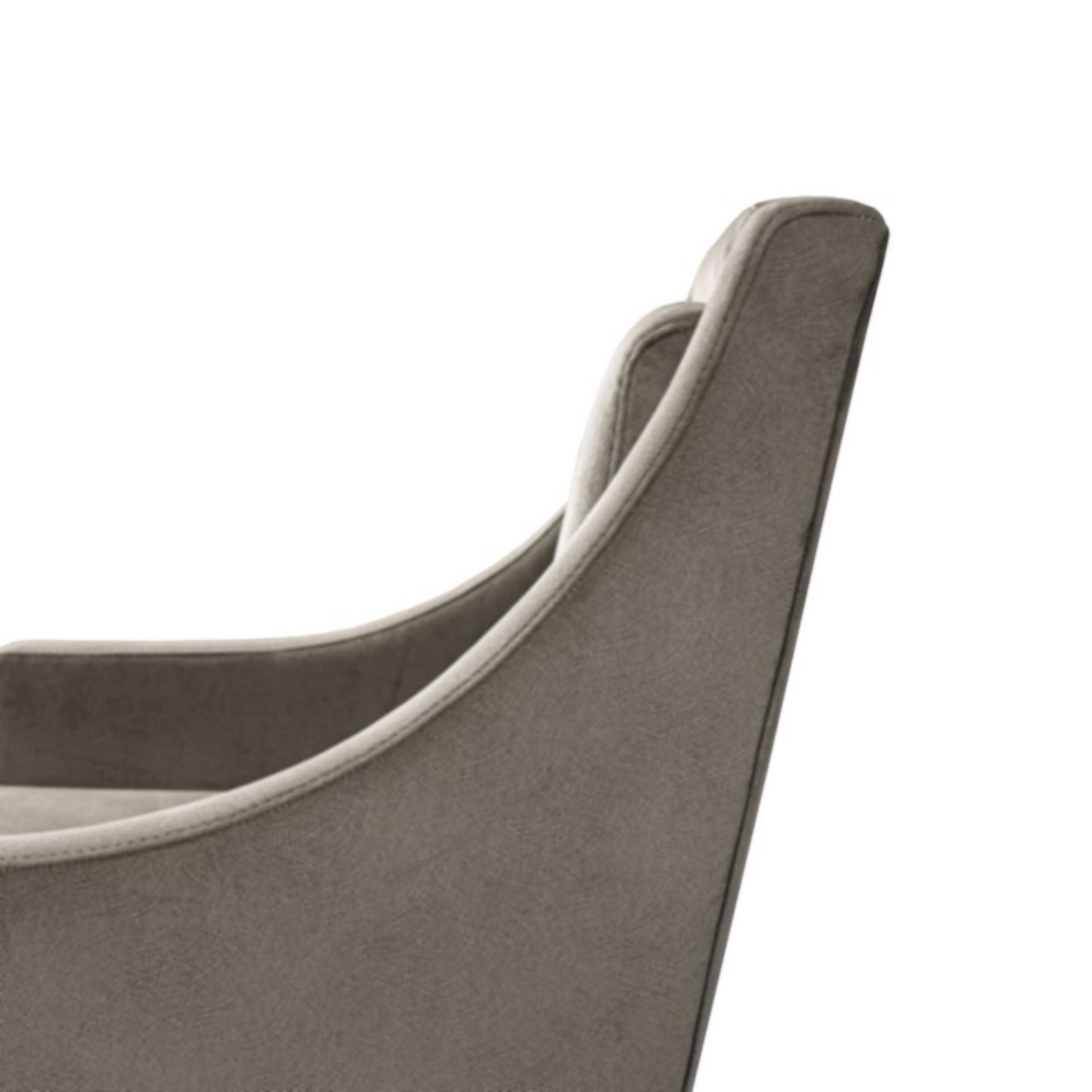 Anna - Accent Arm Chair With Pillow - Light Gray - Image 6