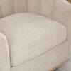 360° Swivel Pumpkin Shape Club Armchair - Wheat - Image 11