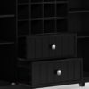 Bedford - Sideboard Buffet And Wine Rack - Black - Image 5
