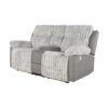 Bruni - Console Reclining Loveseat With Manual Recline - Gray - Image 6