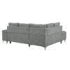 Versatile L Shaped Sofa Bed With Storage, Cup Holders, USB Ports Chenille - Gray - Image 20
