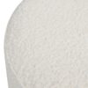 Fuji - Oversized Round Storage Ottoman - Ivory White - Image 8