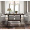 Rectangle Extension Dining Table - Brown - Image 6