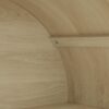 Tall Arched Kitchen Pantry, Modern Farmhouse Wood Kitchen Storage Cabinets, Arched Storage Display Cabinet With Adjustable Shelves, Versatile Cupboard For Kitchen, Dining Room - Natural - Image 16