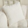 Cozy Beanbag Chair With High Resilience Foam Core For 2 - Beige - Image 11