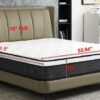 10" Full Size Hybrid Pillow Top Mattress A Box With Breathable And Hypoallergenic Design, Medium Firm For Lumbar Support - White / Gray - Image 7