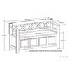 Amherst - Entryway Storage Bench - Fog Gray - Image 2