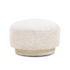 Fuji - Mushroom Footstool Ottoman - Ivory White - Image 9