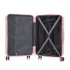 Set 3 Pieces 20" / 24" / 28" Abs Spinner Wheel Luggage, Matching Color, With Combination Lock - Pink - Image 19