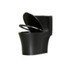 1 Piece Toilet With Dual Flush And Soft Closing Seat - Matte Black - Image 19