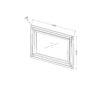 Laura - Mirror With LED Light And Sleek Frame - Silver - Image 3