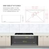 27" Undermount Kitchen Sink 16 Gauge 10" Deep Single Bowl - Brushed Nickel - Image 3