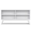 Draper - Mid Century Low Bookcase - White - Image 4