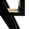 Chandigarh - Arm Dining Chair (Set of 2) With Natural Cane Design / Black - Image 13