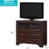 TV Media Chest - Cappuccino - Image 8