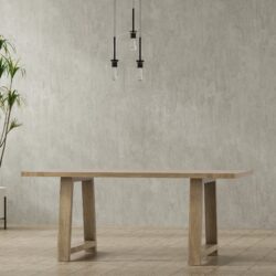 Whitley - Dining Table - Gray