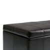 Dover - Storage Ottoman Bench - Midnight Black - Image 7