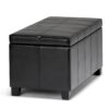 Dover - Storage Ottoman Bench - Midnight Black - Image 3