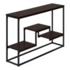 Accent Console Table For Entryway, Contemporary And Modern - Espresso - Image 12