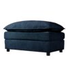 Oversized Recliner Chair With Movable Ottoman, Soft Chenille Upholstered Indoor Lounge Chair, Diy Combination - Blue - Image 12