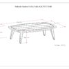 Parkside - Outdoor Coffee Table - Light Teak - Image 10