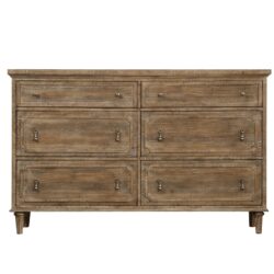 Ludin - 6 Drawer Dresser - Taupe