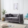 Delray - Loveseat - Gray - Image 4