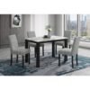 Sarang - Dining Table Set - Gray / White / Black - Image 4