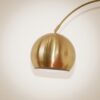Oasis - Long Arm Gold Adjustable Floor Lamp With Round Marble Base - Gold / White Marble - Image 7