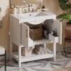 Bathroom Vanity With Sink And Ample Storage - White - Image 5