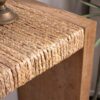 Console Table, Handwoven Top - Antique Natural / Natural - Image 8