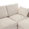 Sectional Sofa Modular U Shaped With Ottoman & USB Ports - Beige - Image 23