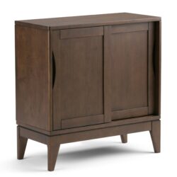 Harper - Low Storage Cabinet - Walnut Brown