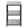 Accent Table, Side Contemporary And Modern - Gray - Image 4