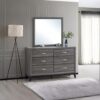 Glasgow - Dresser With 6 Drawers - Gray - Image 2