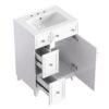Bathroom Vanity Cabinet With Sink - White - Image 13