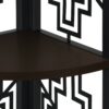 Bookshelf, Bookcase, Etagere, Corner, 4 Tier, For Office, Transitional - Espresso - Image 6