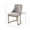 Bryce - Dining Chair (Set of 2) - Gray - Image 3