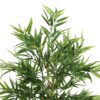 50" Tall, Artificial Plant, Bamboo Tree, Indoor, Faux, Fake, Floor, Greenery, Potted, Decorative - Green / Black - Image 4