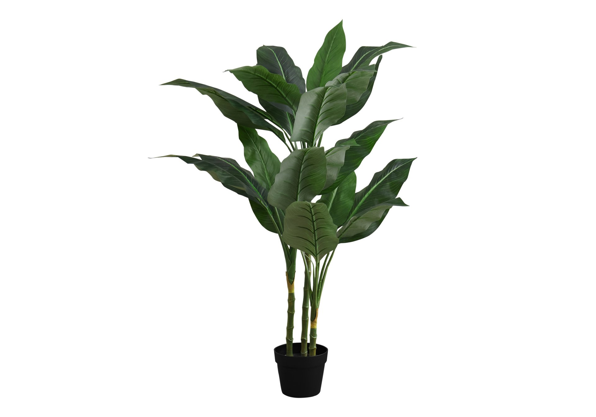 42" Tall, Artificial Plant, Evergreen Tree, Indoor, Faux, Fake, Floor, Greenery, Potted, Decorative - Green / Black - Image 2