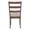 Dining Chair, Side, Upholstered For Dining Room, Transitional (Set of 2) - Beige - Image 4