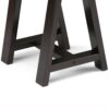 Sawhorse - Console Sofa Table - Dark Chestnut Brown - Image 3